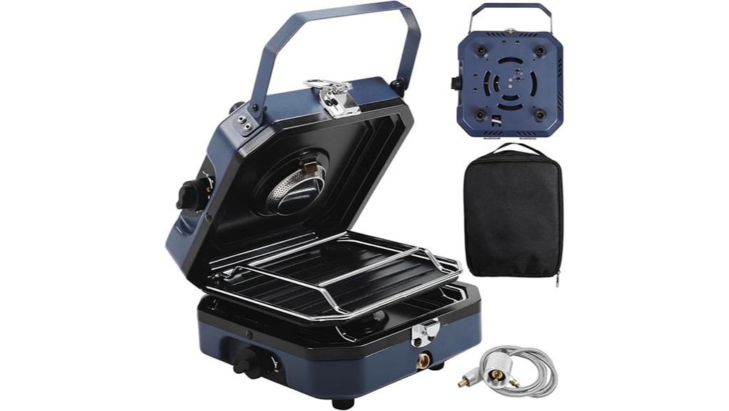 two burner propane camp stove