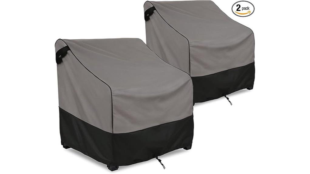 two piece waterproof patio covers
