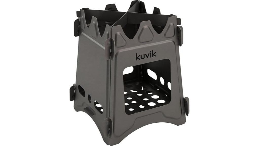 ultralight titanium wood burning stove
