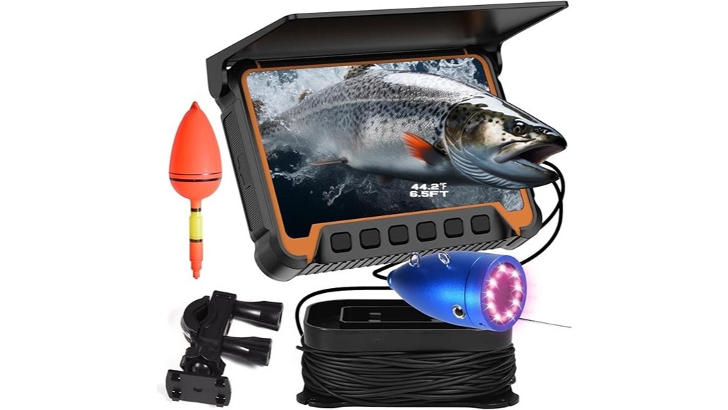 underwater camera with sensors