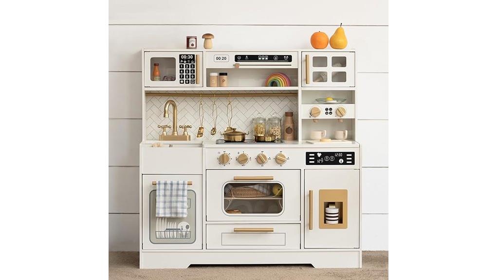 wooden play kitchen review