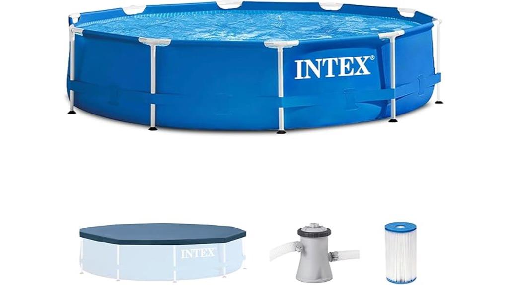 10ft x 30in metal frame pool