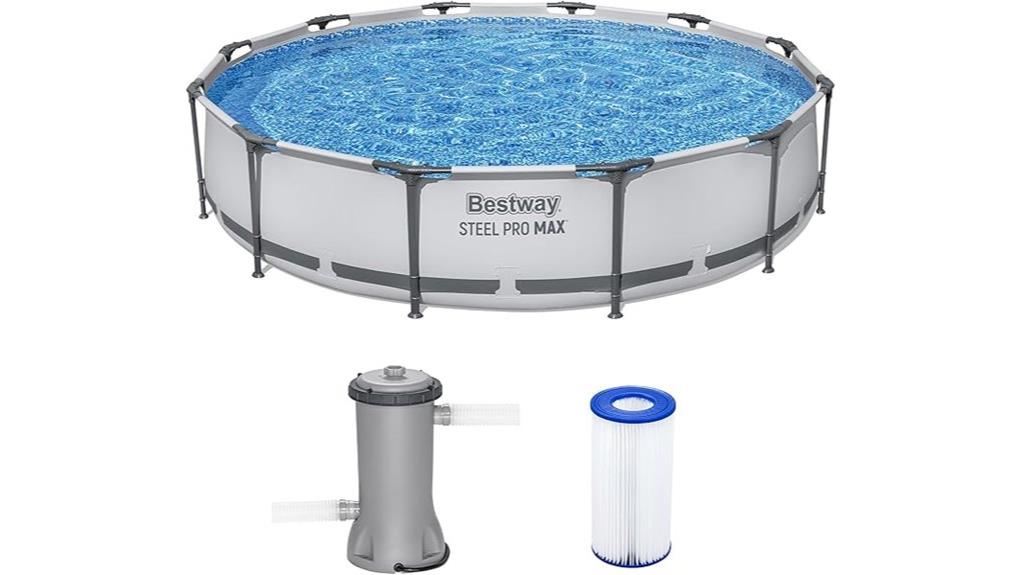 12 foot steel pro pool
