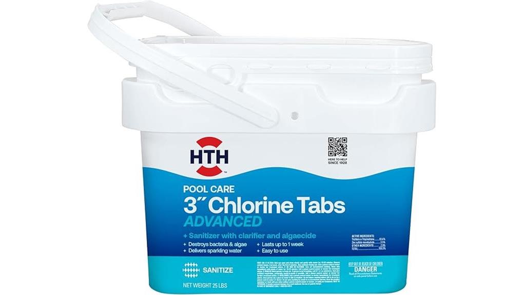 3 inch chlorine pool tablets