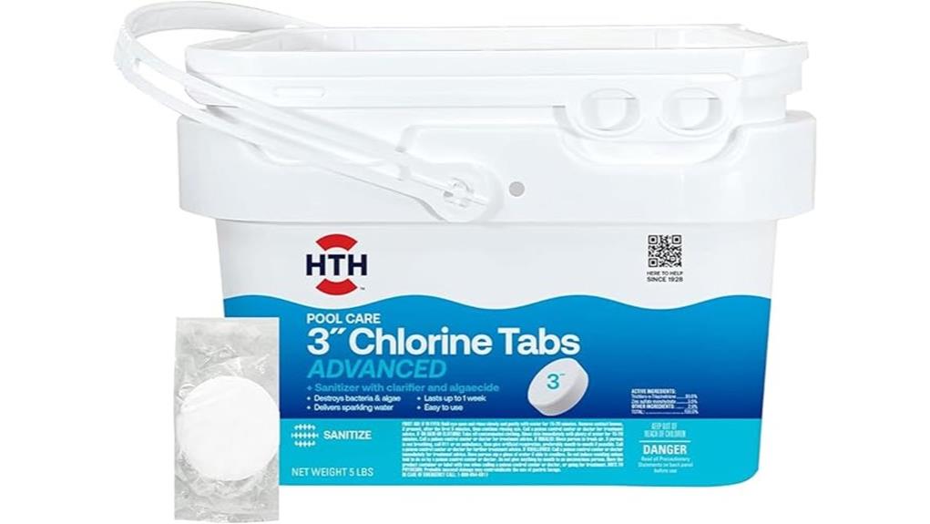 3 inch chlorine tablet specifications