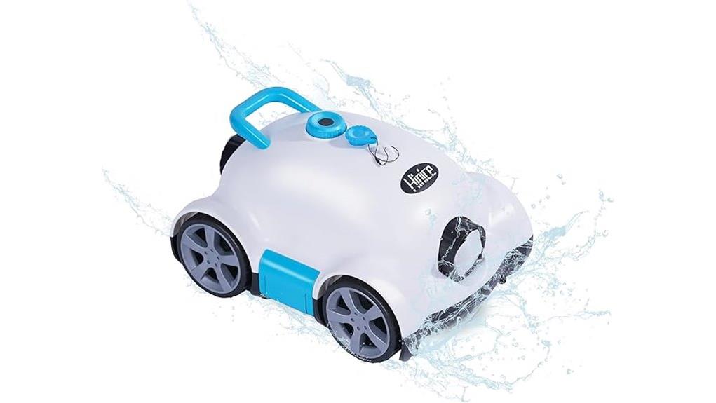 battery powered autonomous pool cleaner
