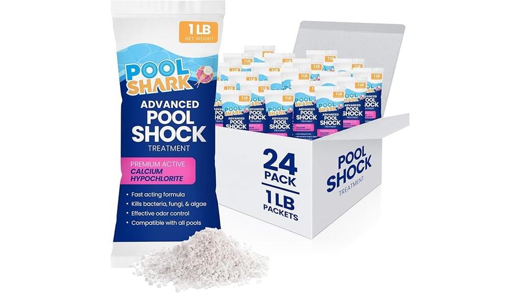 calcium hypochlorite pool shock