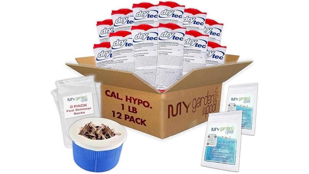 calcium hypochlorite pool shock