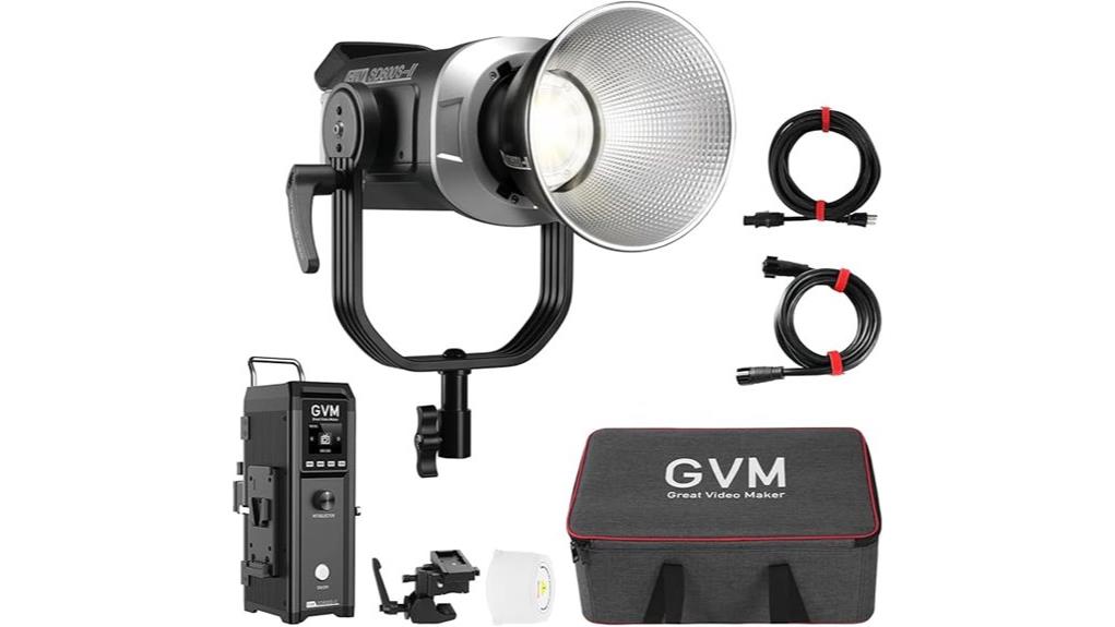 compact 600w led video light