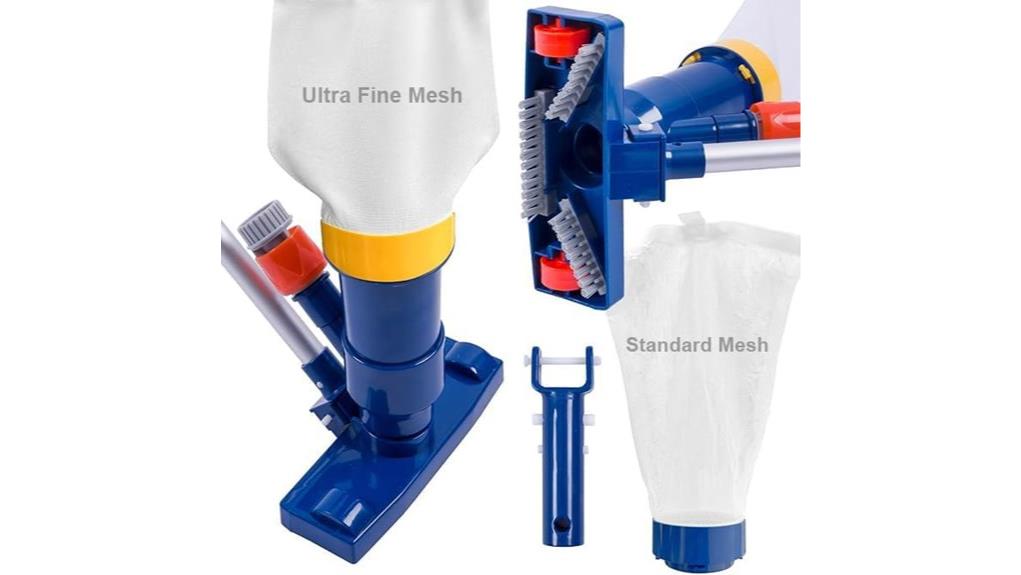compact hose powered pool vacuum