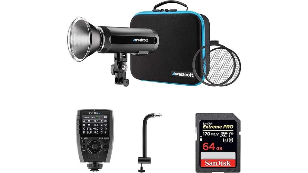 compact portable 200w strobe