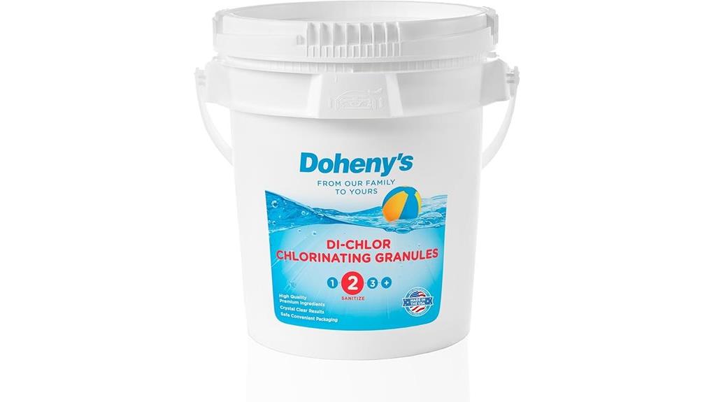 granular dichlor pool chlorine