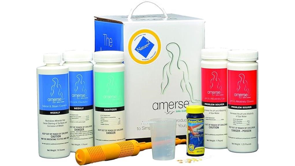 hot tub chlorine maintenance kit