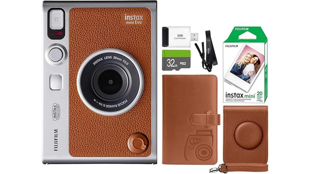 hybrid instant digital camera bundle