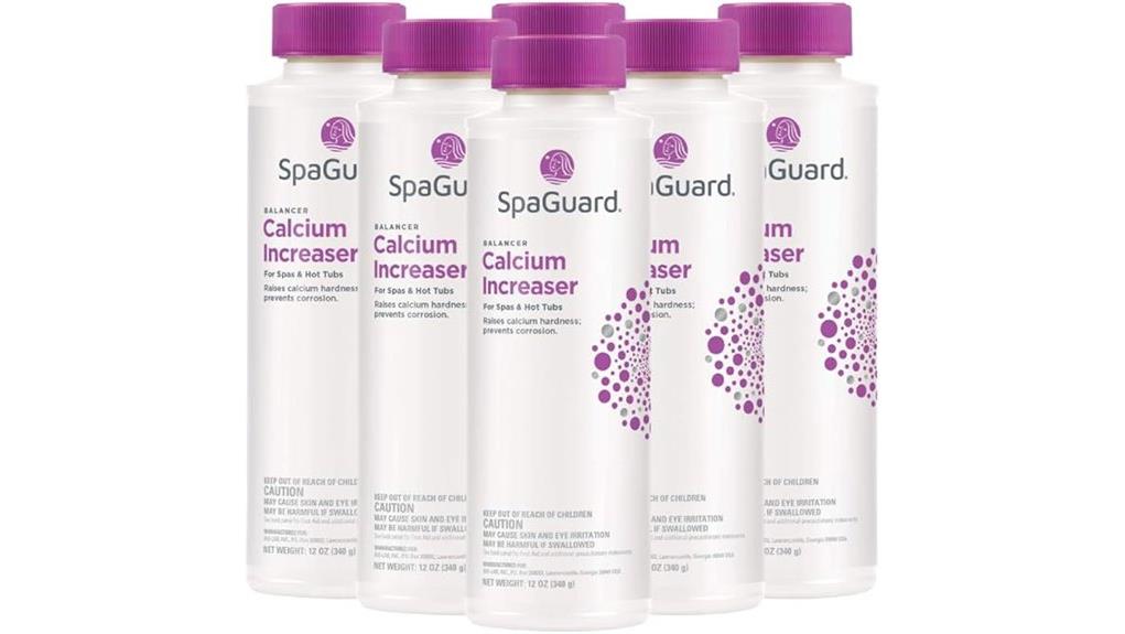 increases spa calcium hardness