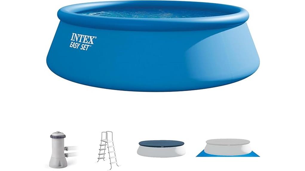 inflatable above ground family pool