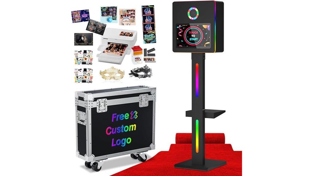 interactive mirror photo booth