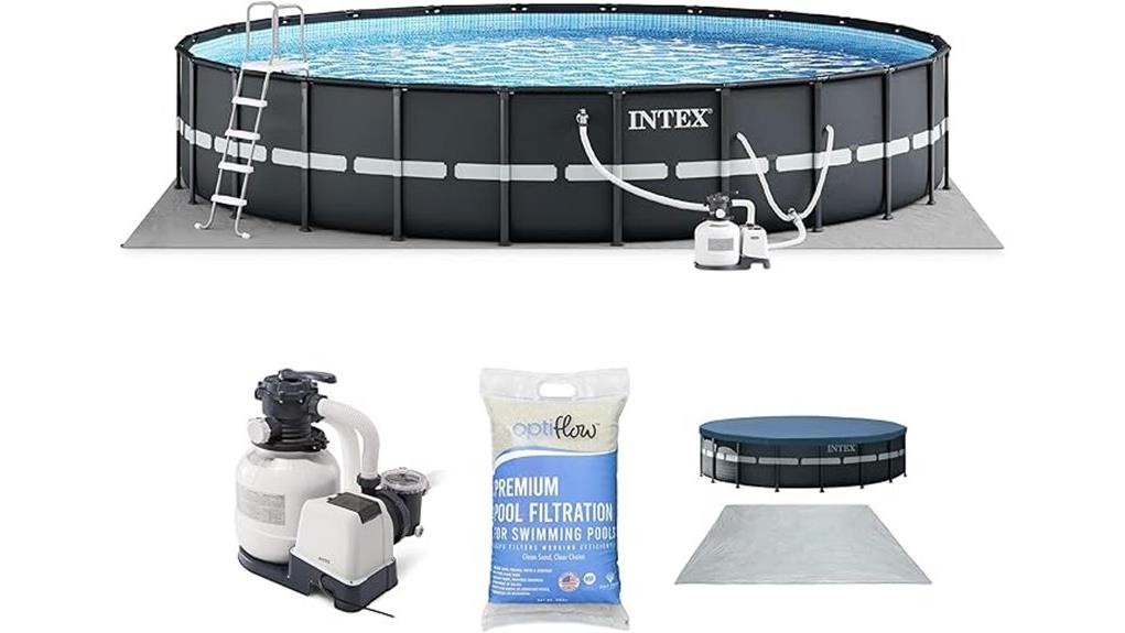 large above ground pool dimensions