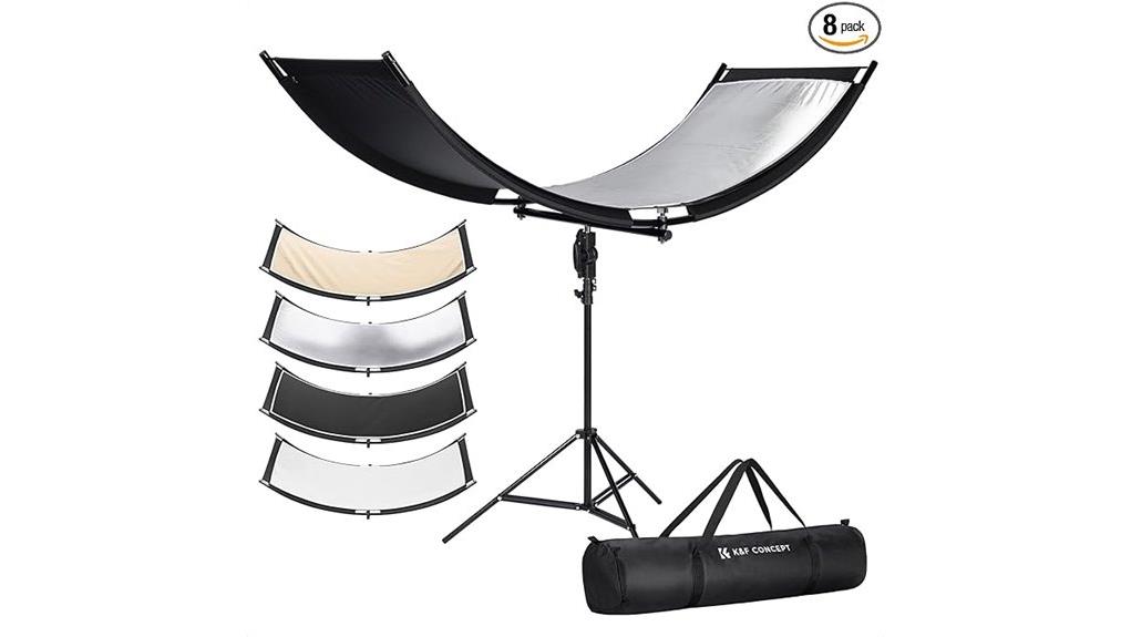 large u shaped curved reflector