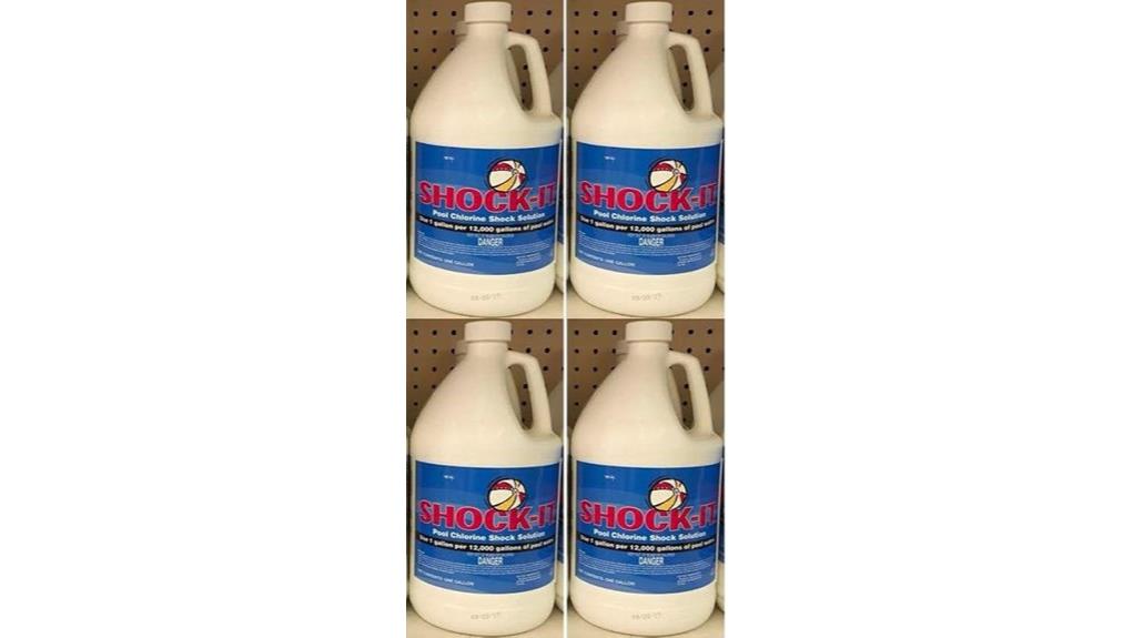 liquid chlorine pool shock