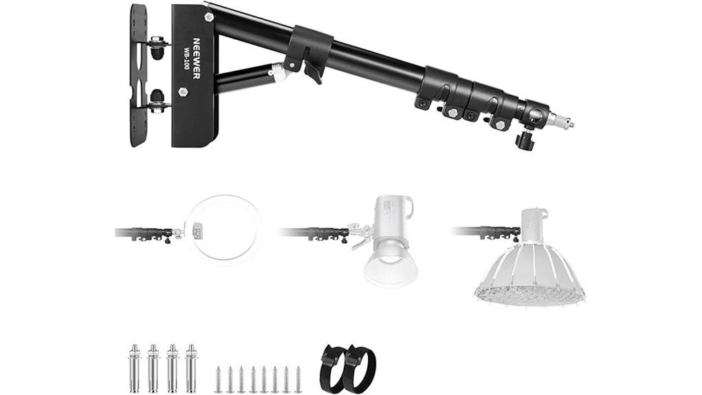 neewer wb 100 ring light boom