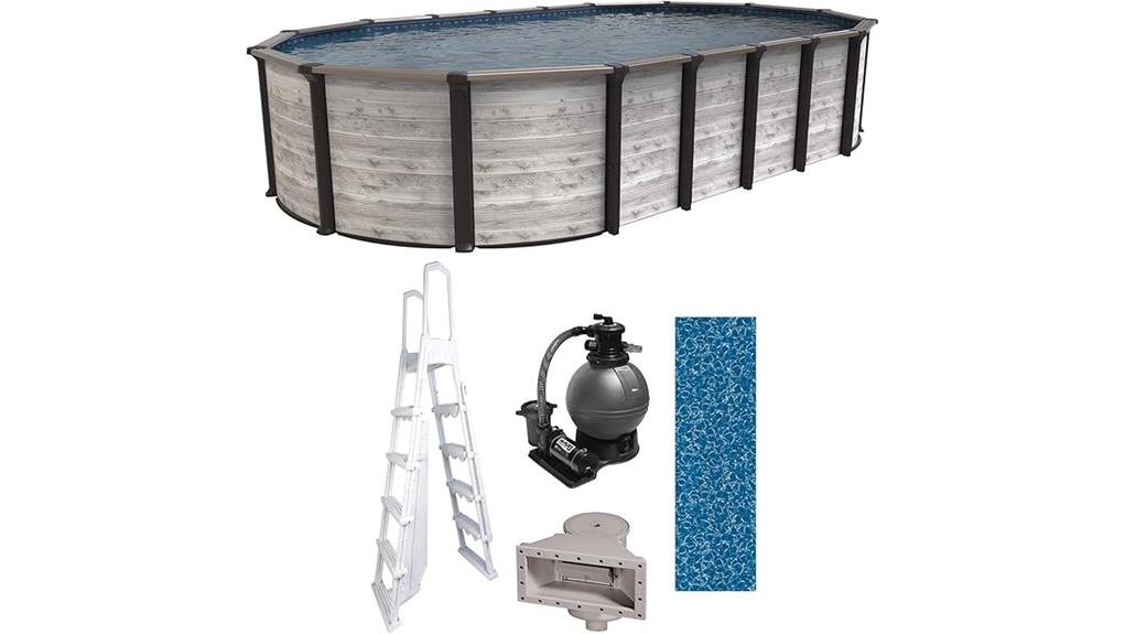 oval above ground family pool oval above ground family pool