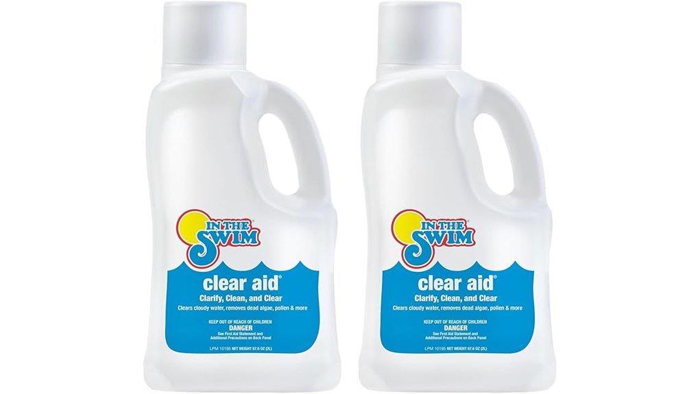 pool clarifier makes clear