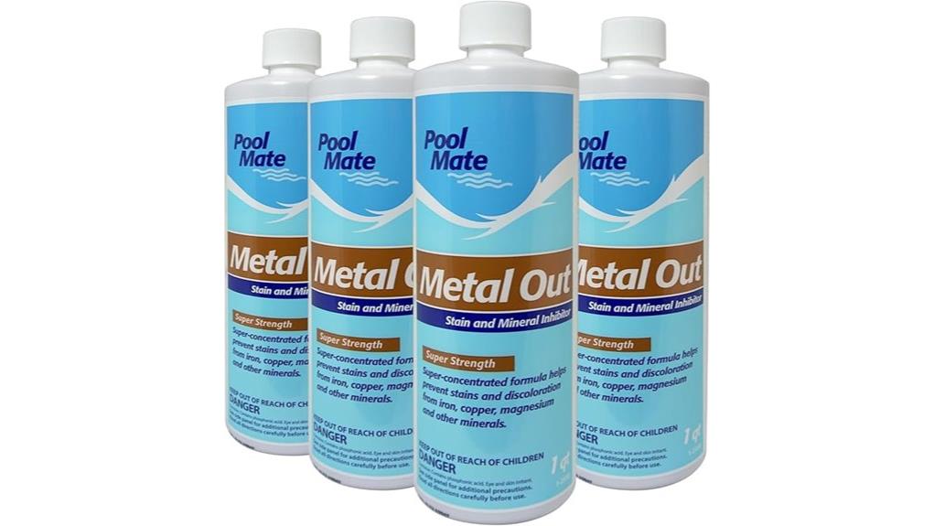 pool mate removes metals