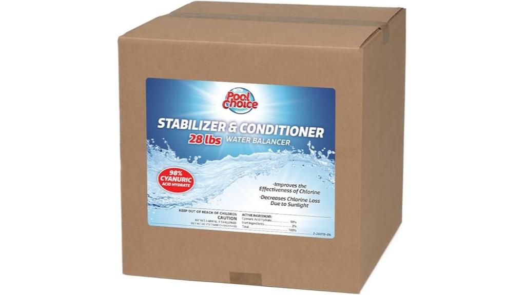 pool stabilizer 28 pound conditioner