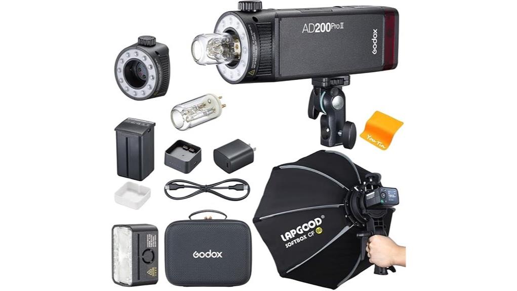 portable high powered flash system