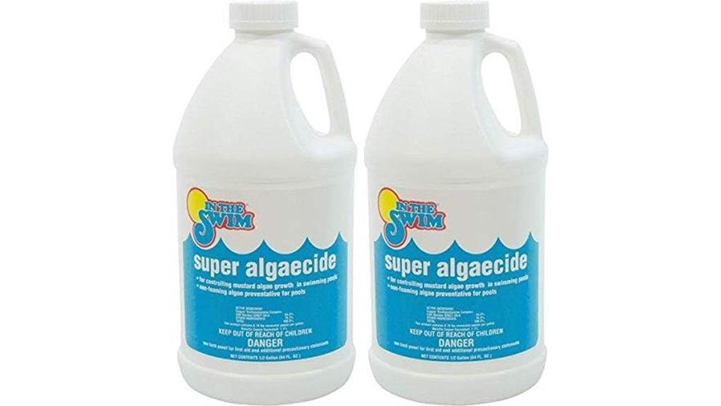 powerful pool algae treatment