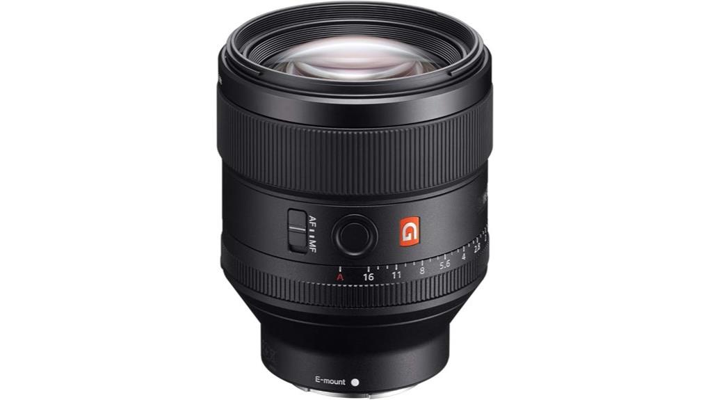 professional grade 85mm portrait lens
