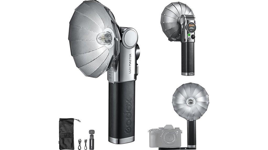 retro style versatile camera flash