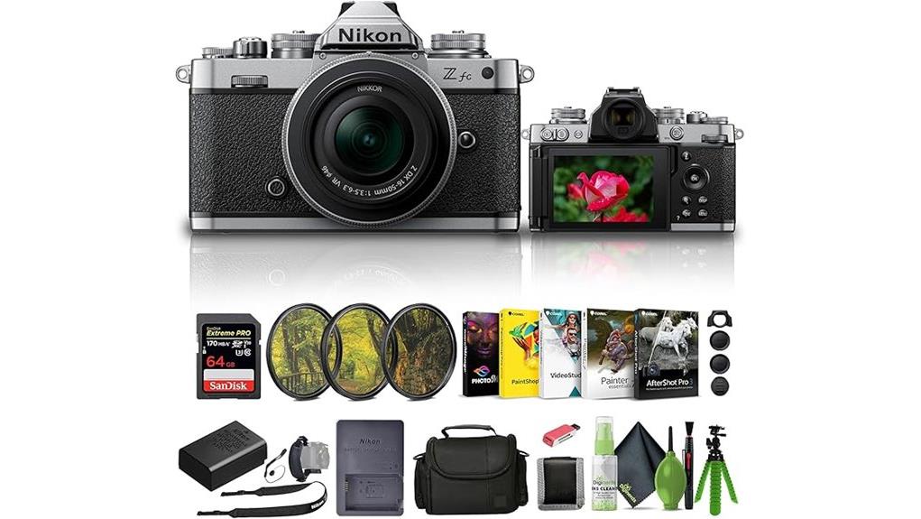 retro styled aps c mirrorless kit
